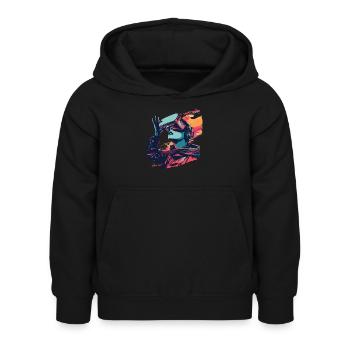 Virtual Reality - Tauchen Sie Ein In Eine - Kinder Hoodie - Schwarz - Vorne - AI Model Kid Female (0cm)