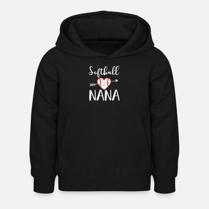 Balle molle Nana - Sweat à capuche Enfant - noir