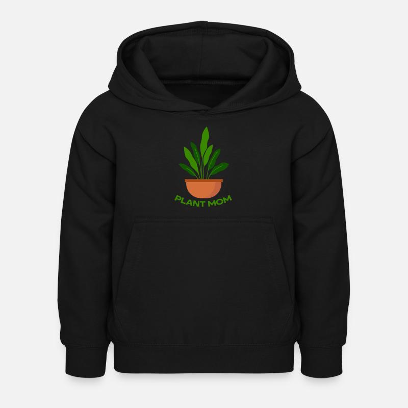 Pflanzenmutter Mutter Gartenpflanzen Blume - Kinder Hoodie - Schwarz