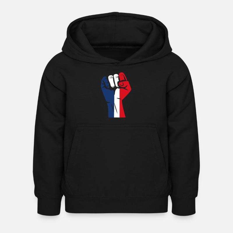 France patriote - Sweat à capuche Enfant - noir
