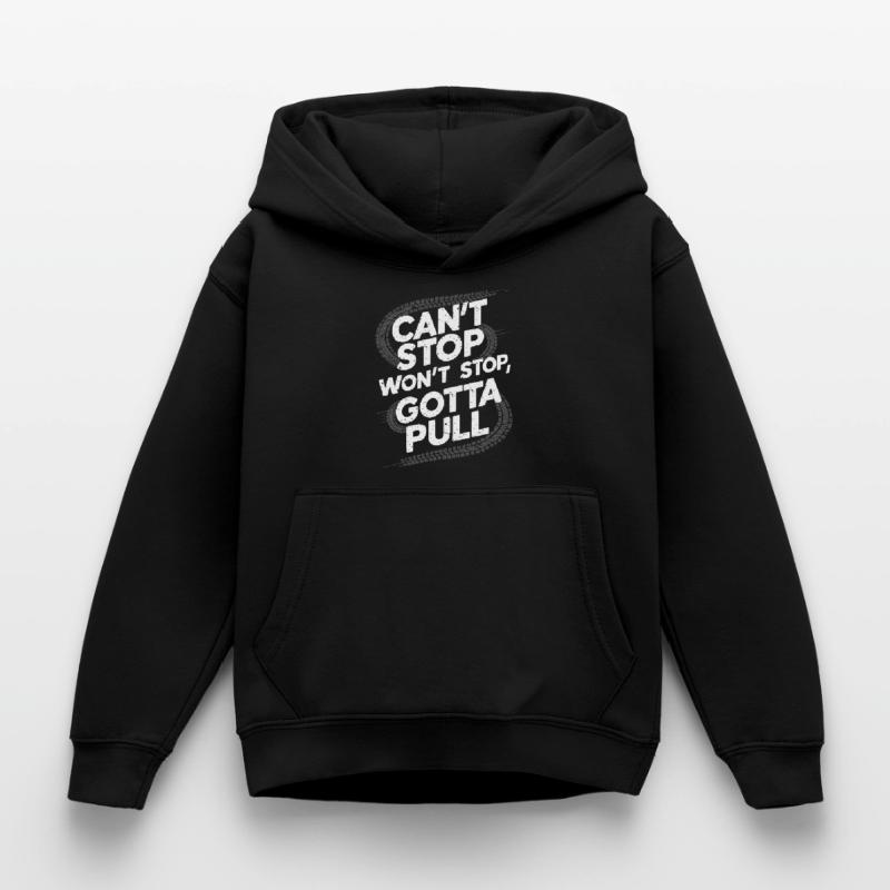 Tractor Pulling Tractor Pulling Tractor Power Farm Kids Hoodie
