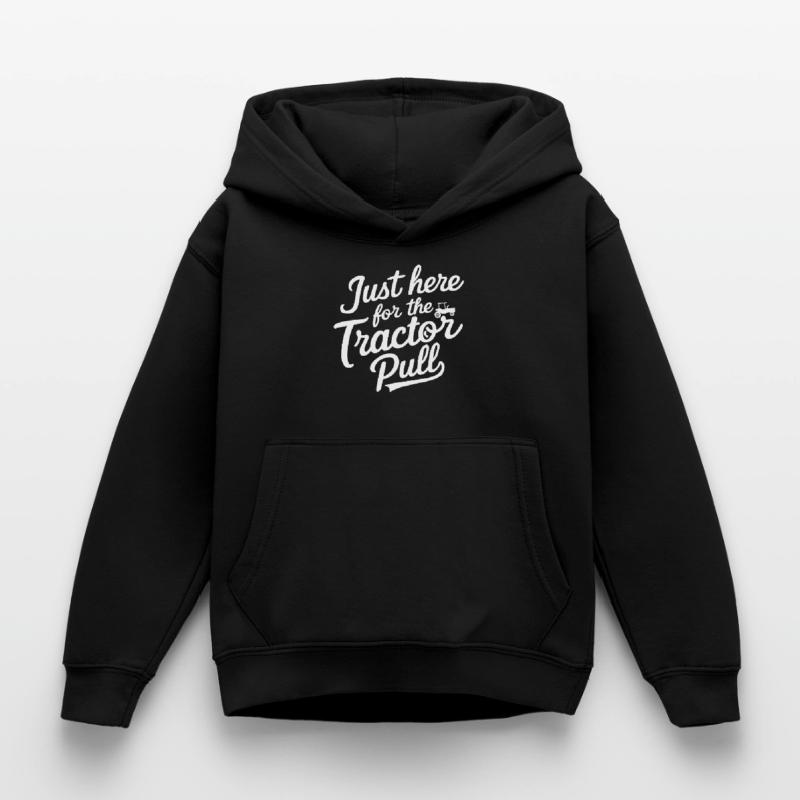 Tractor Pulling Tractor Pulling Tractor Power Farm Kids Hoodie