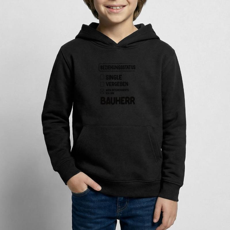 Constructeur Relation Statut Constructeur Constructeur Construction de maison Sweat à capuche Enfant