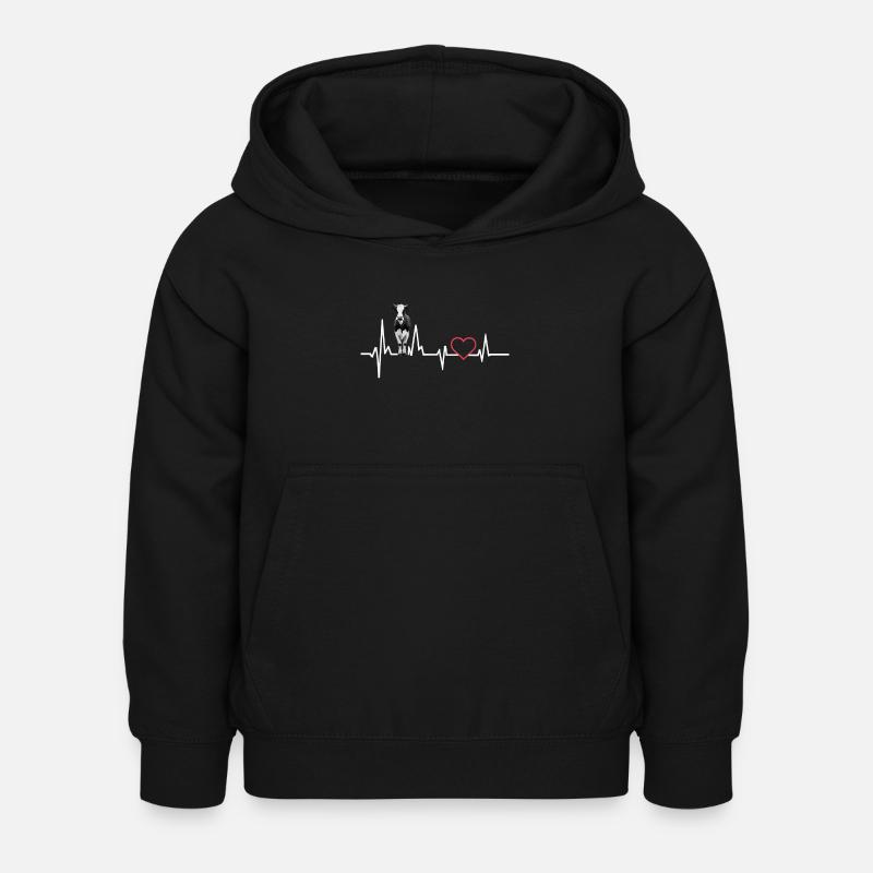 Vache - Sweat à capuche Enfant - noir