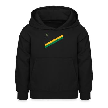 Jamaïque Jamaïque Rasta Raggea Drapeau Rastafari - Sweat à capuche Enfant - noir - Devant - AI Model Kid Female (0cm)