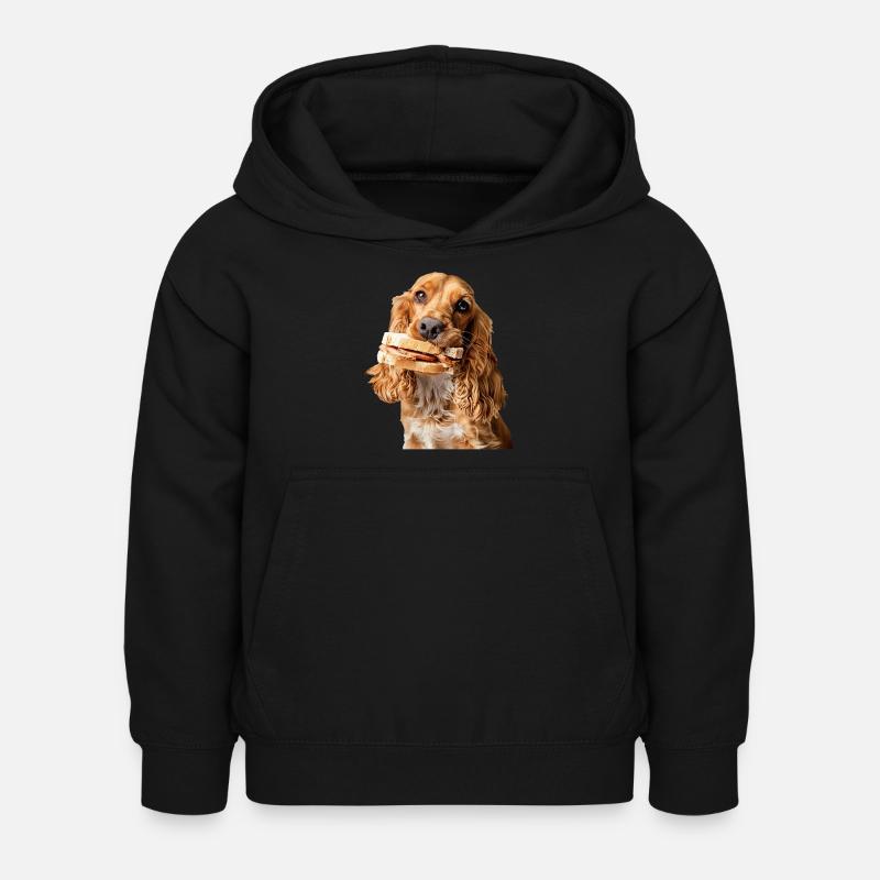 Cocker Spaniel - Kinder Hoodie - Schwarz