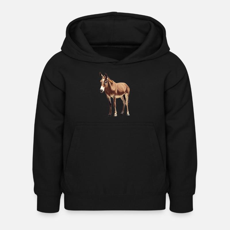 Mules Mule - Sweat à capuche Enfant - noir