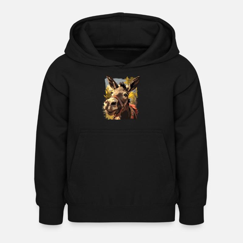 Mules Mule - Sweat à capuche Enfant - noir