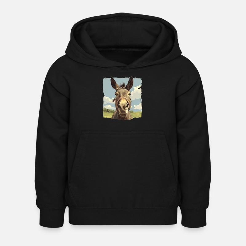 Mules Mule - Sweat à capuche Enfant - noir