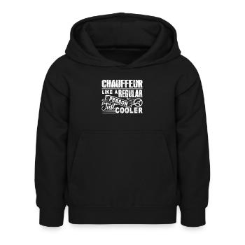 Chauffeur Chauffeur Cooler - Kids Hoodie - black - Front - AI Model Kid Female (0cm)