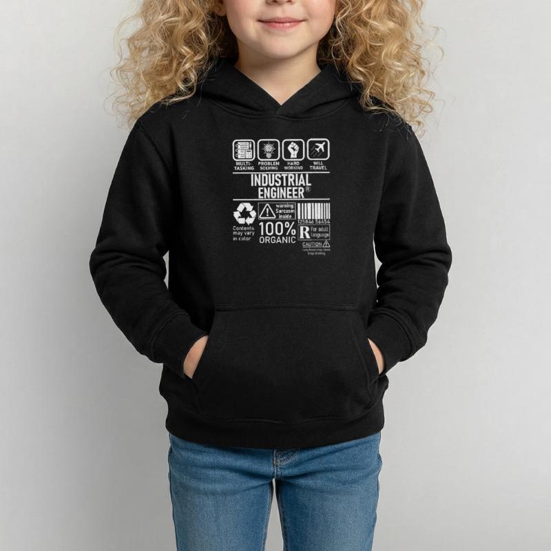Industrial Engineer multi tasking problem solving Kinder Hoodie