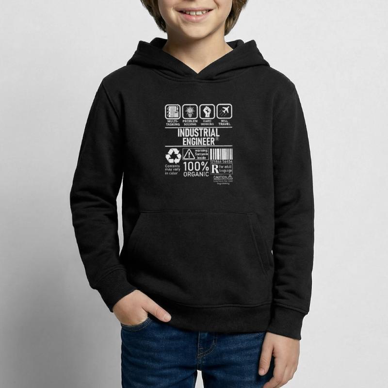 Industrial Engineer multi tasking problem solving Kinder Hoodie