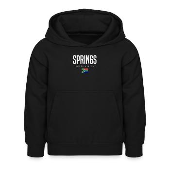 Springs Südafrika - Kinder Hoodie - Schwarz - Vorne - AI Model Kid Female (0cm)