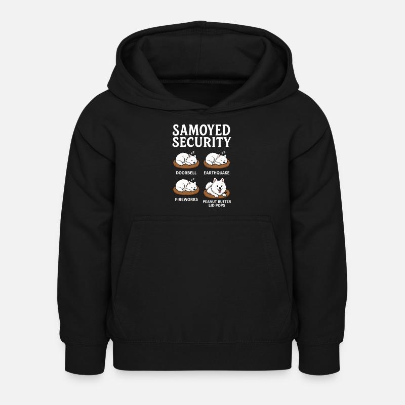 Samoyède - Sweat à capuche Enfant - noir