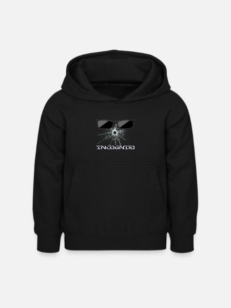 gebrochenes Glas Sonnenbrille - Incognito - Kinder Hoodie - Schwarz