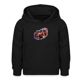 Sports Car Tuning Car - Kids Hoodie - black - Front - AI Model Kid Female (0cm)