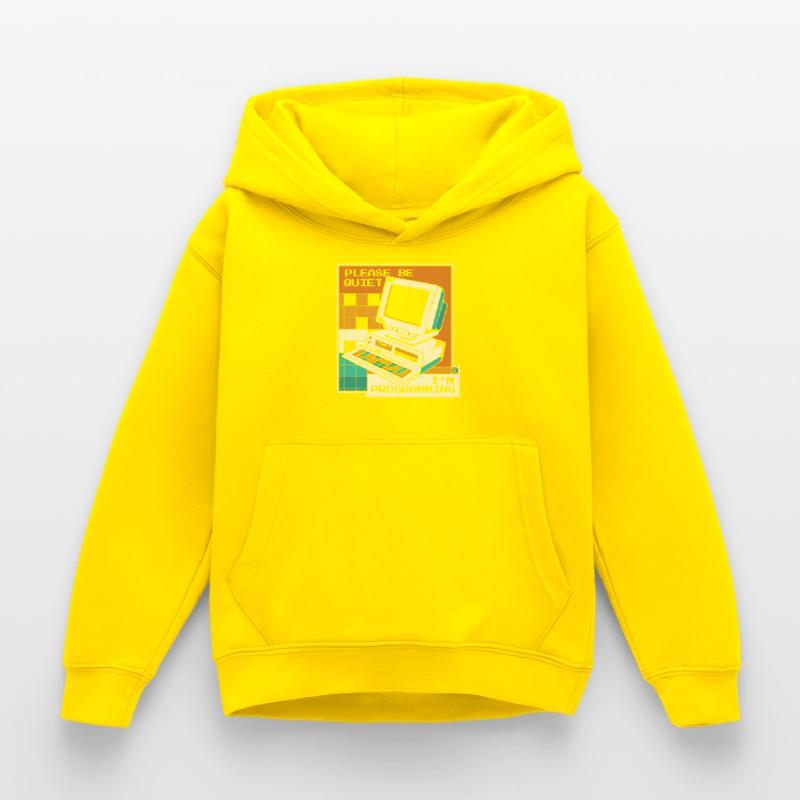 Please Be Quiet Software Engineer Developer Kids Hoodie