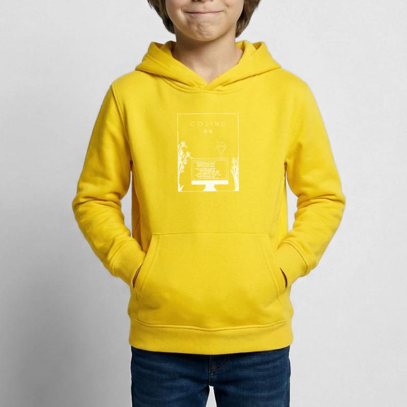Coding Chinese Hanzi Developer Coder Programmierer Kinder Hoodie