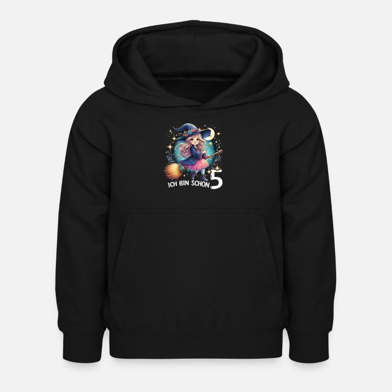 J’ai déjà 5 ans - Sweat à capuche Enfant - noir