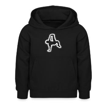 Breakdance Breakdancer Tanz Kinder Breakdancer - Kinder Hoodie - Schwarz - Vorne - AI Model Kid Female (0cm)