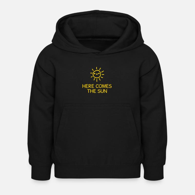 Here Comes The Sun - Soleil d’Été - Sweat à capuche Enfant - noir