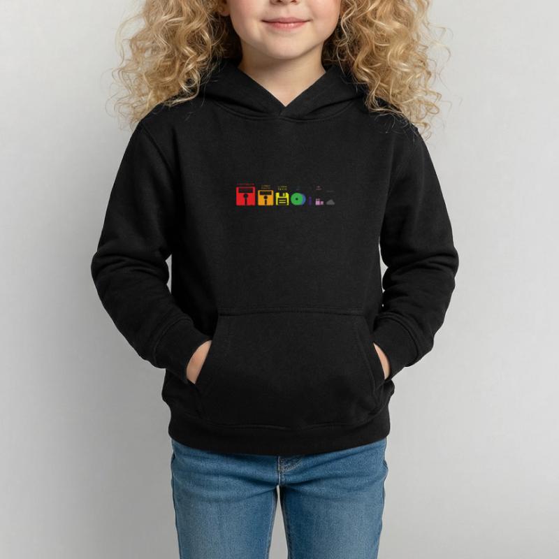 Evolution Speichermedium Disc USB Cloud Kinder Hoodie