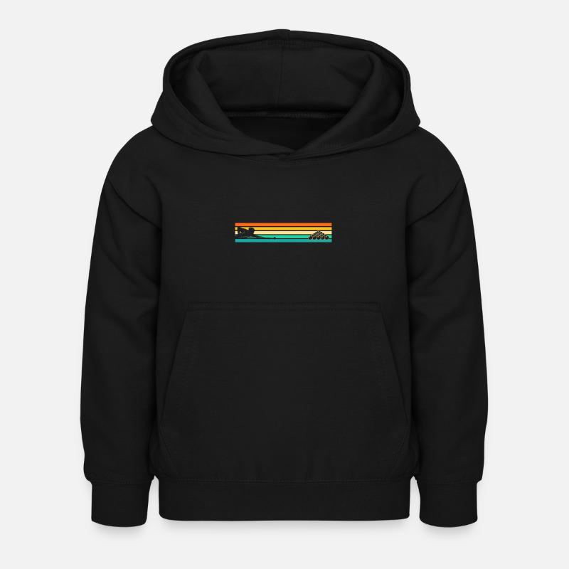 Snooker Pool Table Retro Billiard Billiards Billiards - Kids Hoodie - black