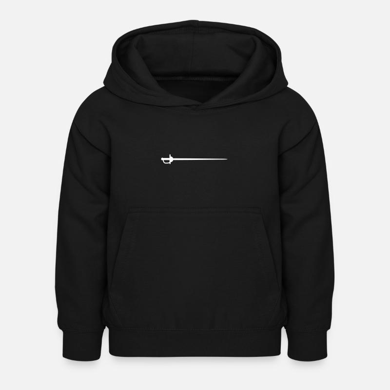 Épée d’escrime - Sweat à capuche Enfant - noir