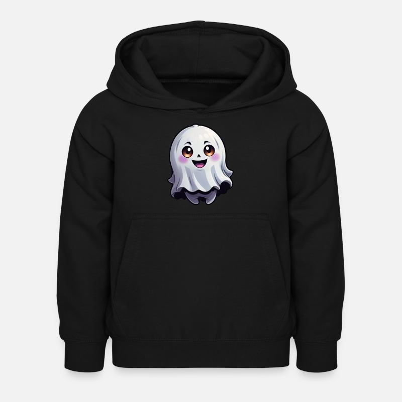 Joyeux Halloween Ghost Ghost - Sweat à capuche Enfant - noir