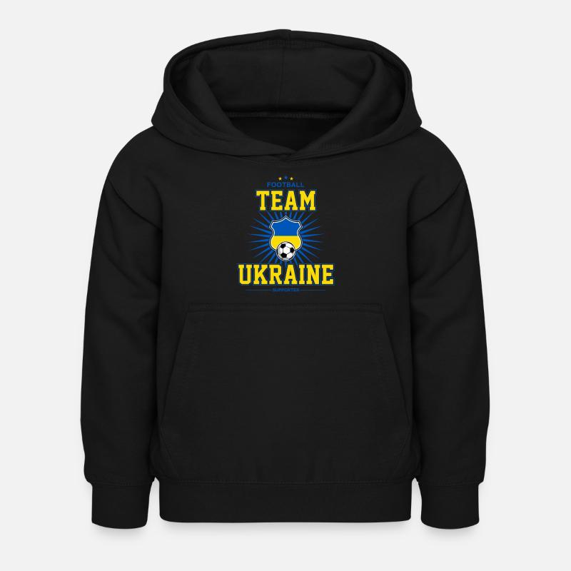 Ukraine - Sweat à capuche Enfant - noir