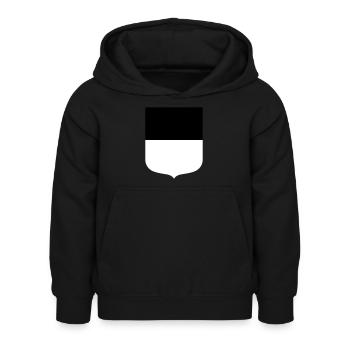 Ulm - Sweat à capuche Enfant - noir - Devant - AI Model Kid Female (0cm)