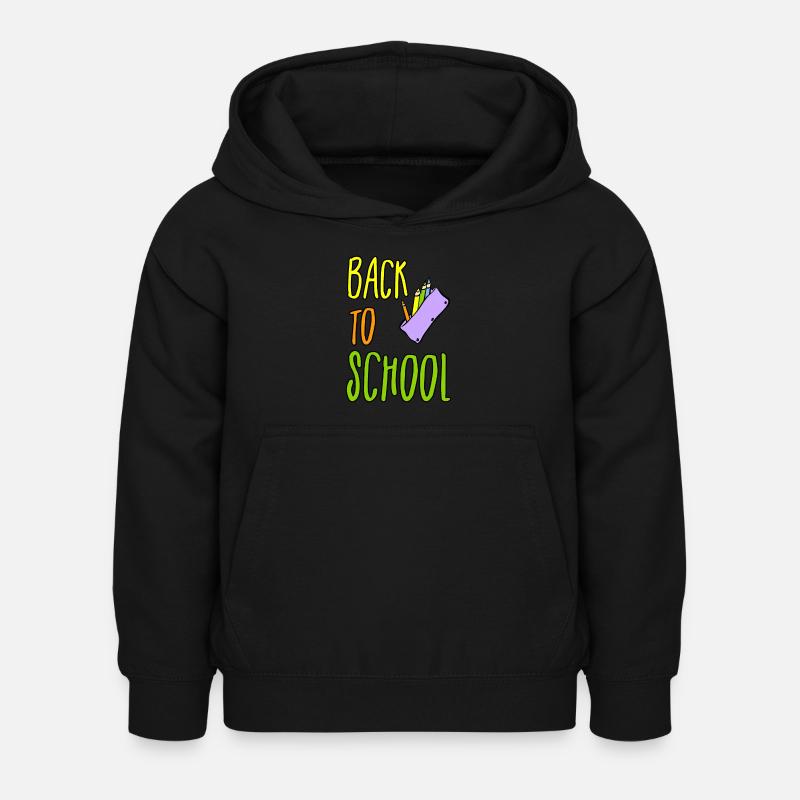 la rentrée scolaire - Sweat à capuche Enfant - noir