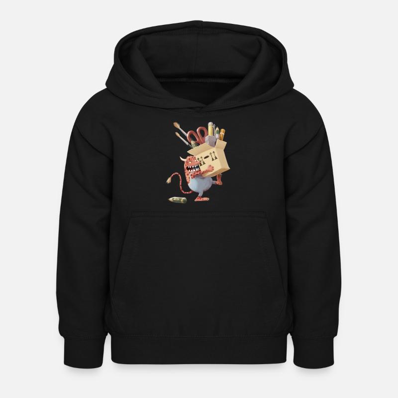 Desktopmonster - Sweat à capuche Enfant - noir