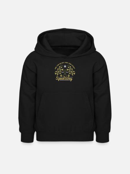 Speedway - Kinder Hoodie - Schwarz