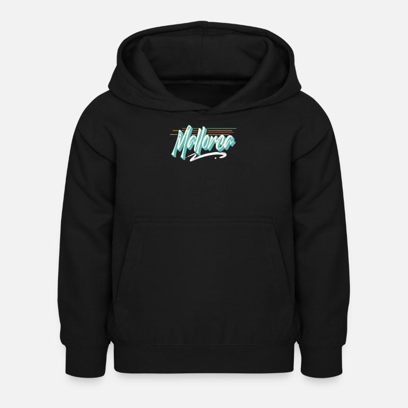Majorque - Sweat à capuche Enfant - noir