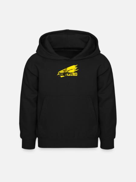 Fussball Dortmund - Kinder Hoodie - Schwarz