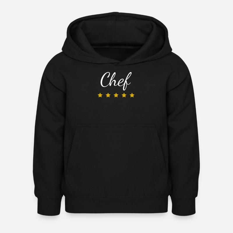 Chef Hôtel 5 étoiles - Sweat à capuche Enfant - noir