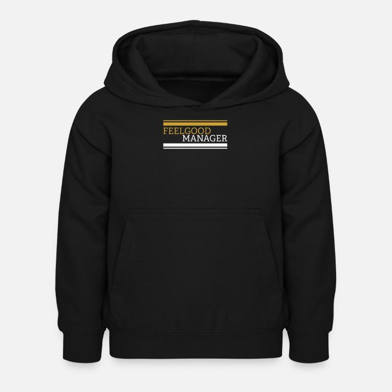 Feelgood manager tshirt - Kinder Hoodie - Schwarz