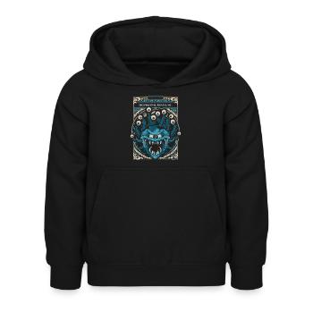 Dungeons And Dragons Monster Manual Mit Beholder - Kinder Hoodie - Schwarz - Vorne - AI Model Kid Female (0cm)