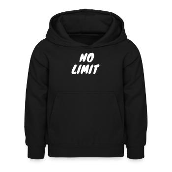 no limit - Sweat à capuche Enfant - noir - Devant - AI Model Kid Female (0cm)