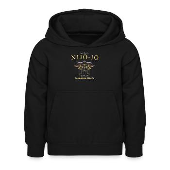 Nijo-jo Castle, Kyoto, Edo Shogun Time, Japan - Kids Hoodie - black - Front - AI Model Kid Female (0cm)