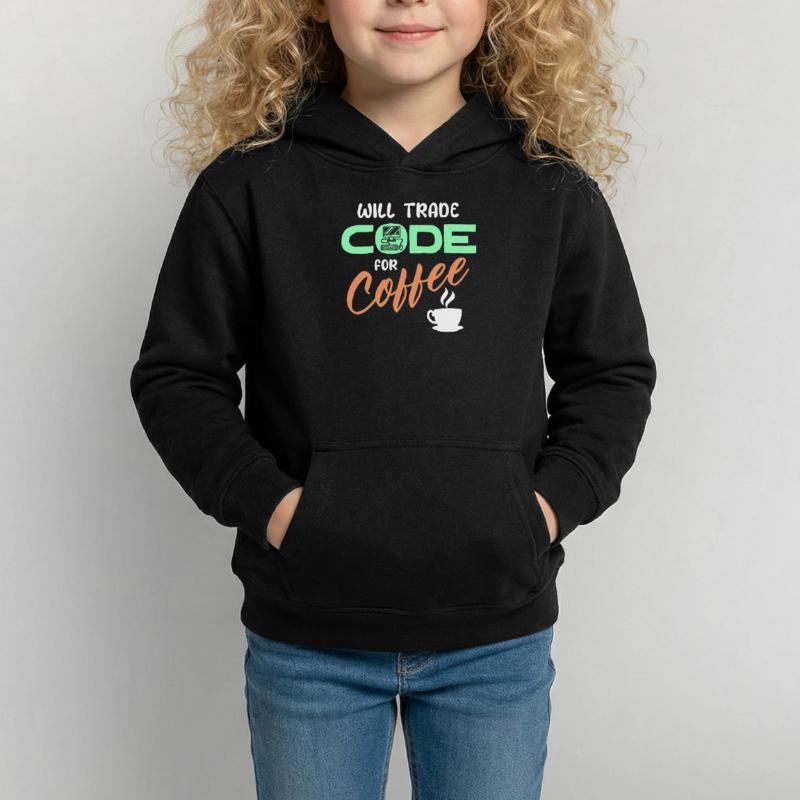 Programmeur, Développeur, Instruction de code, Ordinateur Sweat à capuche Enfant