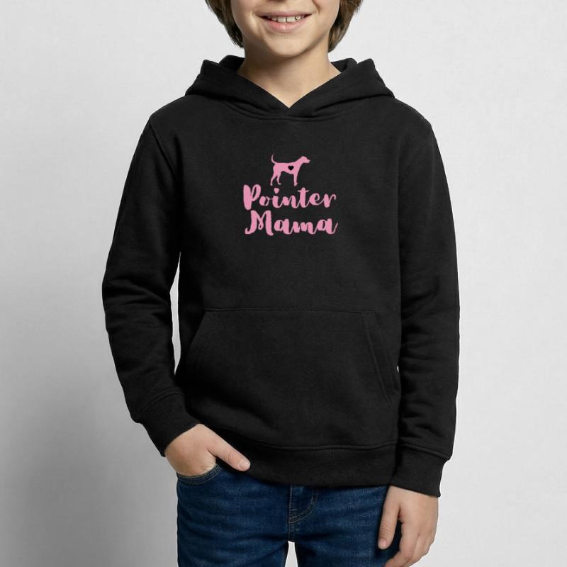 German Pointer Mom Pointer Mama Kids Hoodie