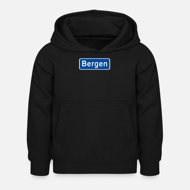 Bergen - Sweat à capuche Enfant - noir