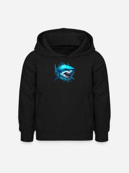 Hai - Kinder Hoodie - Schwarz