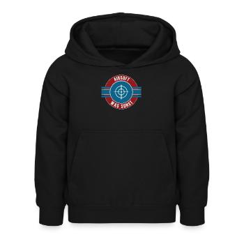 Airsoft Airsoft Game Airsoft Team Terrain Game - Kids Hoodie - black - Front - AI Model Kid Female (0cm)