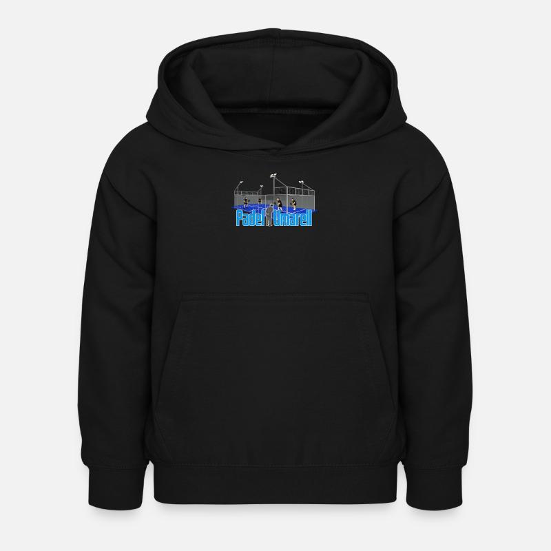 T-shirt « Padel Umarell » - Sweat à capuche Enfant - noir