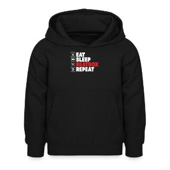 Beatbox - Kids Hoodie - black - Front - AI Model Kid Female (0cm)