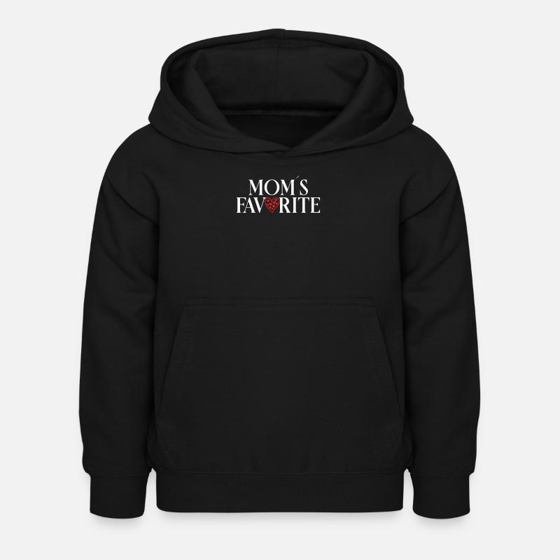 Le chéri de Maman Enfant Préféré - Sweat à capuche Enfant - noir