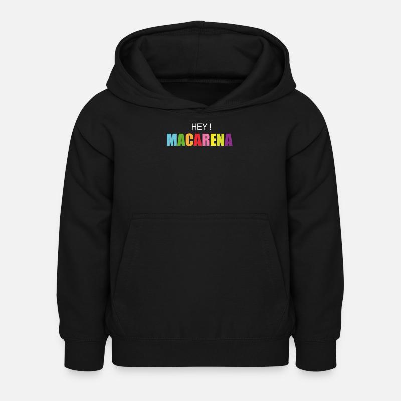 hey macarena - Sweat à capuche Enfant - noir